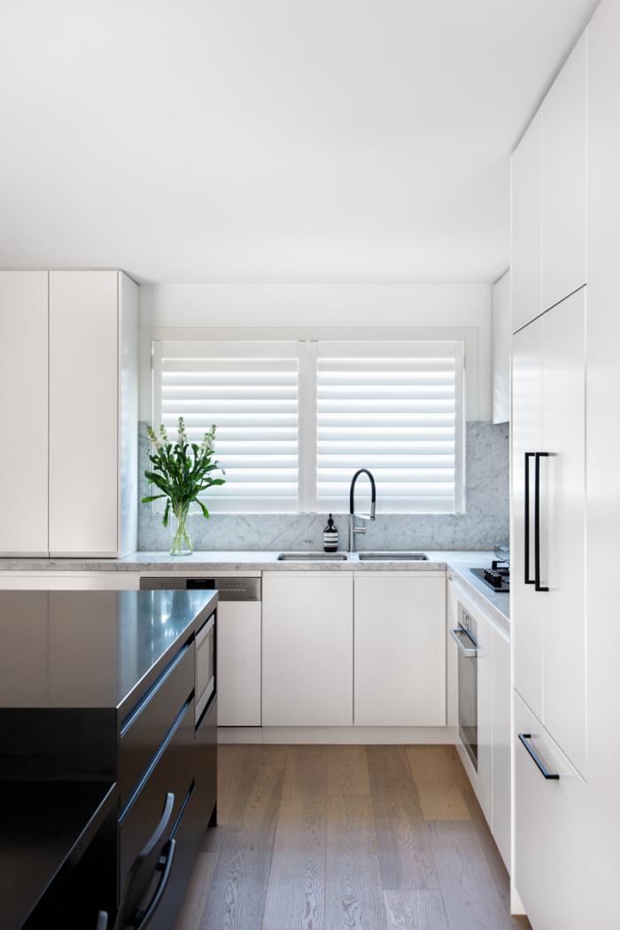 Plantation shutters look great in this Melbourne home